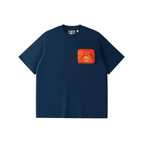 FILA FUSION X ROUND TWO T-Shirt Мужской Tahoe Blue