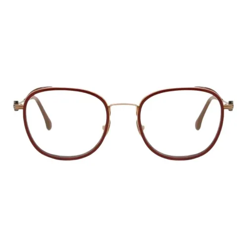 Yohji Yamamoto Металл Ацетат Овал Оправы для очков Женские Золотой