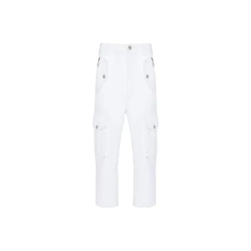 BALMAIN Белые Мужские Повседневные Штаны
