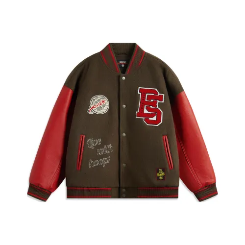 LINING Badfive Бейсбольная куртка Мужская Сланцево-умбровый Слава Красный