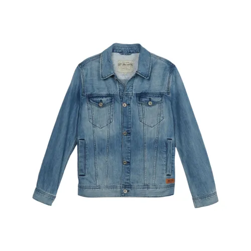 MCS Серый Синий Мужские Куртки