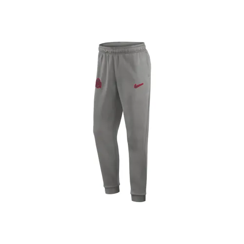 nike Dri Fit COLLEGE FW24 Вязаные тренировочные брюки Мужские Серые