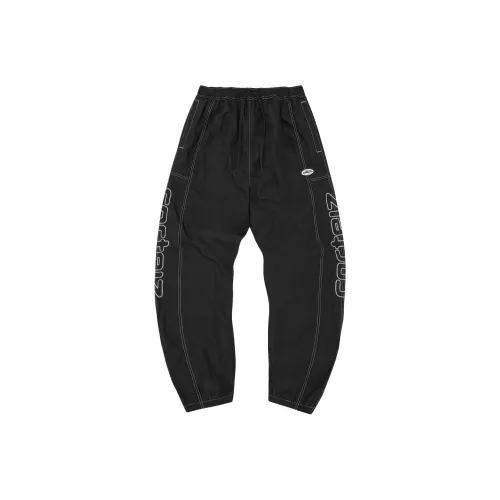 Corteiz Черные Унисекс Повседневные Брюки