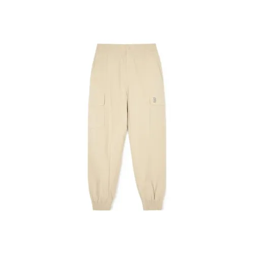 MLB Base Logo SS24 Boston Red Sox Повседневные штаны Унисекс Бежевый