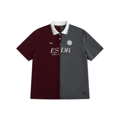 ENSHADOWER Поло Унисекс Серый Красный