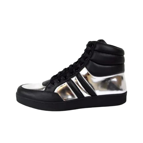 GUCCI Высокие Кроссовки для скейтбординга Мужские Черные