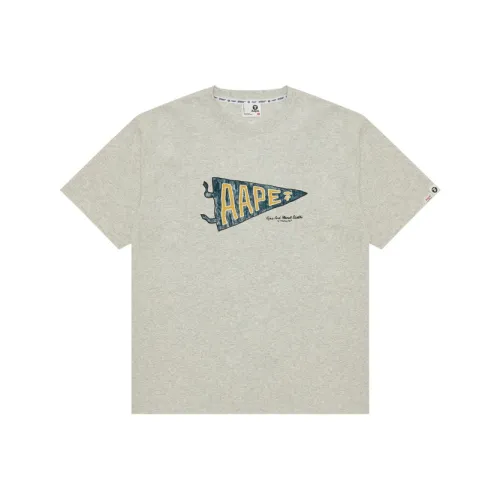 AAPE Белый WH2 Мужская T-рубашка