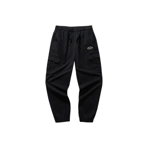 ANTA Sports Life Collection Вязаные тренировочные брюки Мужские Основной черный