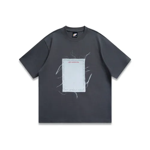 JEFF HAMILTON Темно-серая унисекс футболка