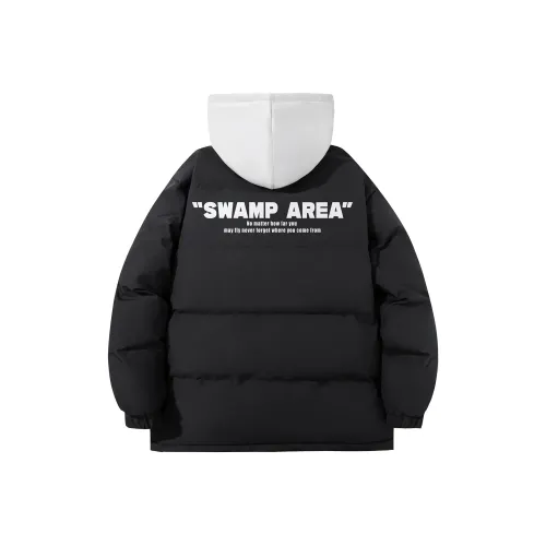 SWAMP AREA Хлопковый пуховик унисекс