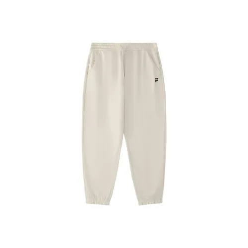 FILA FUSION Вязаные тренировочные брюки мужские цвет фасолевый серый