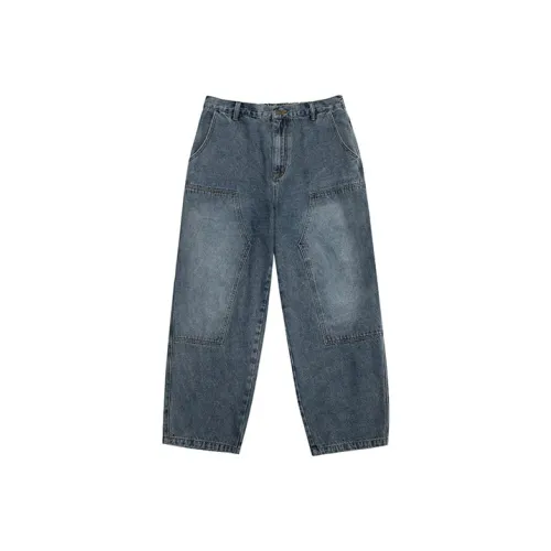 URBAN STANDARD Джинсы Мужские Выстиранные Синий