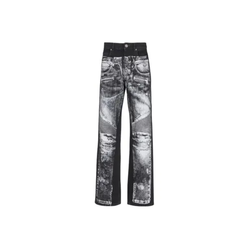 BALMAIN Мужские черные джинсы