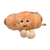 Плюшевая горячая собака-нитка с бусинами