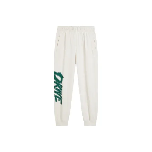 XTEP Basketball Collection Вязаные тренировочные брюки мужские хлопок белый