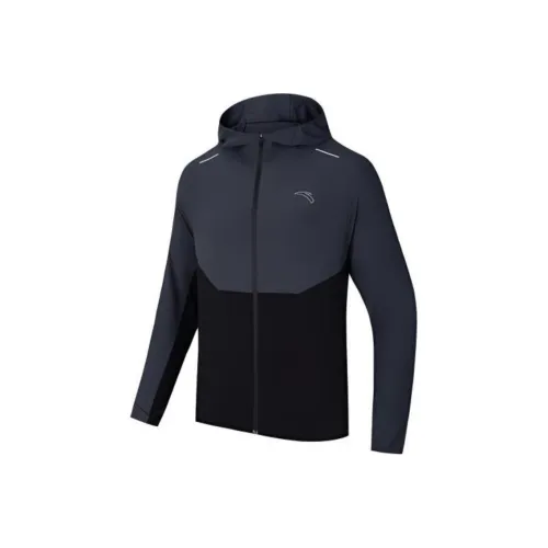 ANTA RUNNING Collection Тренчкот Мужской Ink Серый Основной Черный