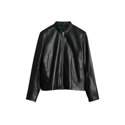 RAG&BONE Мужские кожаные куртки черного цвета
