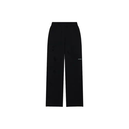 WE11DONE SS24 Вязаные тренировочные штаны унисекс черные