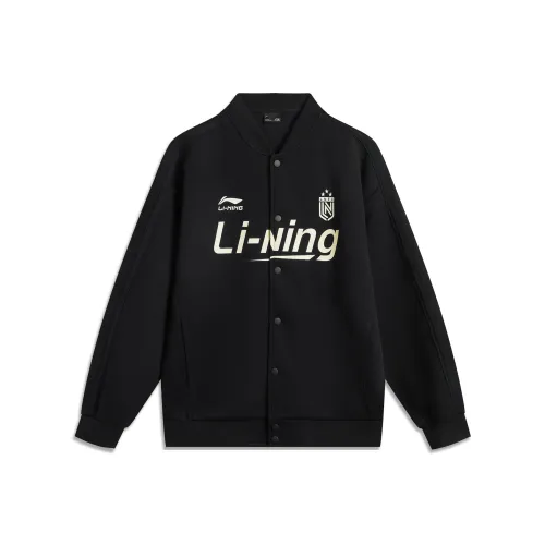 LINING Sports Life Collection Бейсбольная куртка Унисекс Черный