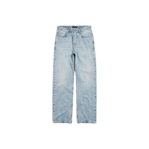 Balenciaga FW24 Джинсы Обычный крой Мужской Синий