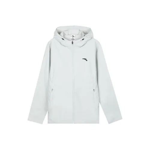 Anta ZONGXUNXILIE Прозрачный Mist Серый Мужские Куртки