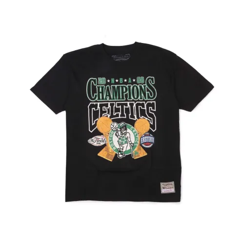 MITCHELL NESS SS25 T-Shirt Унисекс Черный