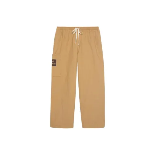 GUCCI Khaki Мужские Повседневные Штаны