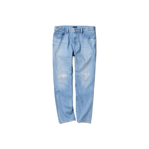 UNIQLO Розовые/Синие Мужские Джинсы