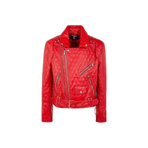 BALMAIN Куртки и Пальто Мужской Красный