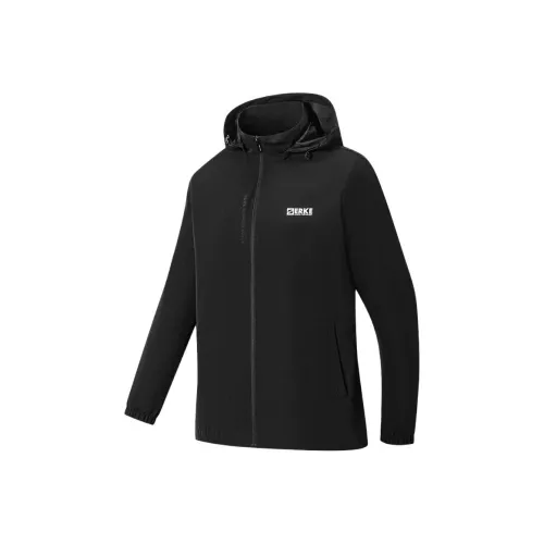 Erke Tennis Series Тренчкот Мужской Глубокий Черный