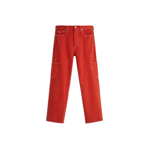 ZARA Коралловый Мужской Джинсы