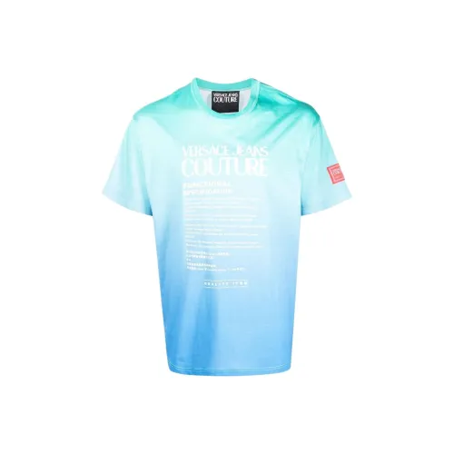 VERSACE JEANS COUTURE SS22 Рубашка Мужская Синяя