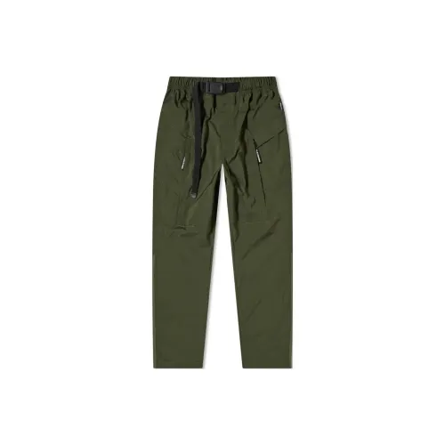 PLEASURES Прямой крой Брюки Умеренный Повседневный Унисекс Мужской Зеленый