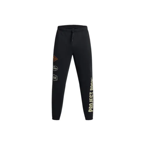 Under Armour ProjectRock Heavy Duty Tools OF The Trade Вязаные Тренировочные Штаны Мужские Черные