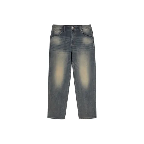 JACK JONES Medium Blue Denim E39 Men's Jeans JACK JONES Средне-голубой деним E39 Мужские джинсы