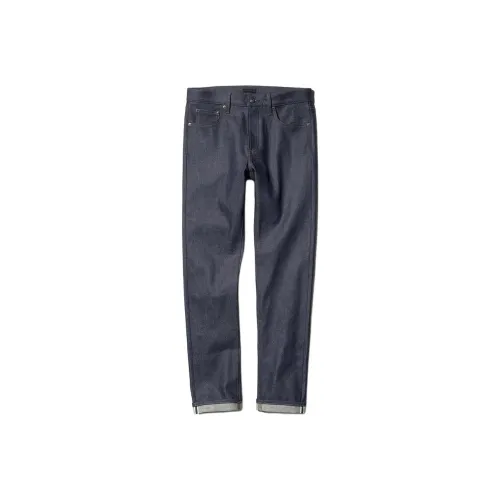 UNIQLO Темно-синие мужские джинсы