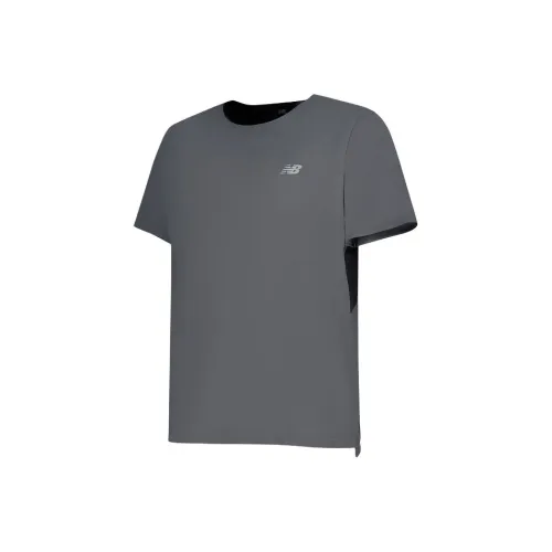 New Balance Серый Мужской T-Shirt