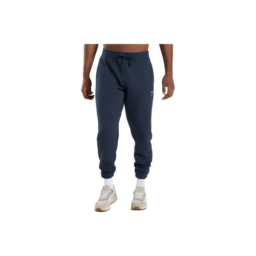 GYMSHARK ESSENTIAL OVERSIZED Joggers Вязаные Спортивные Штаны Мужские Морской Синий
