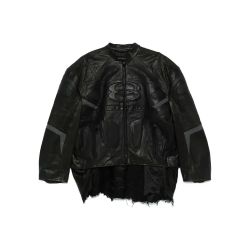 BALENCIAGA Черные Унисекс Кожаные куртки