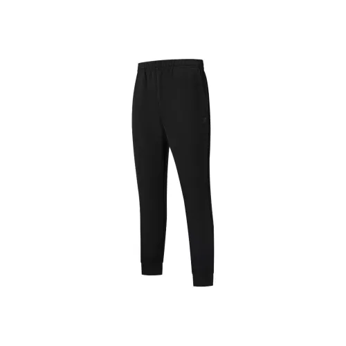 XTEP Variety Тренировки Коллекция Вязаные Тренировочные Штаны Мужские Глубокий Черный