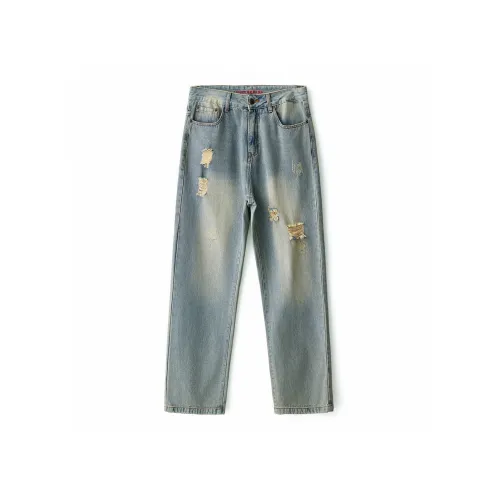 LUCKY BRAND Синие Унисекс Джинсы