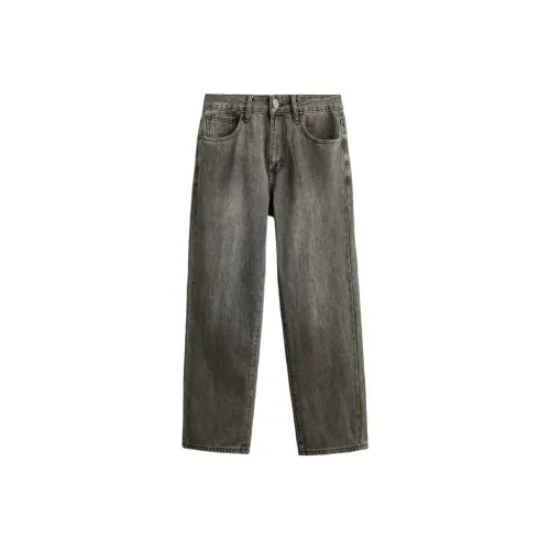 UKTK Верблюжий Коричневый Мужские Джинсы