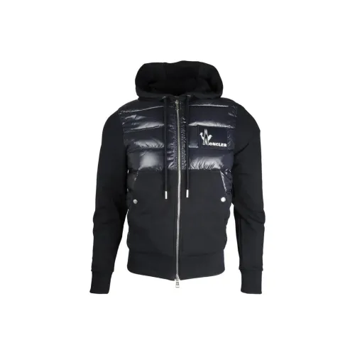 MONCLER Мужские синие куртки