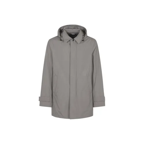 HERNO FW24 Куртки и Пальто Мужской Серый