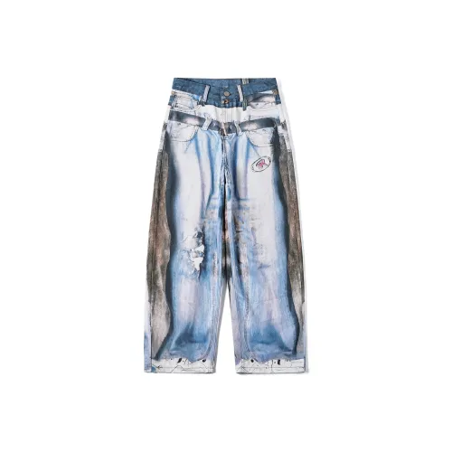 GEOFFREY B. SMALL Джинсы Унисекс Синий