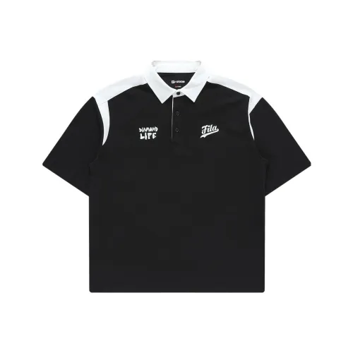 FILA FUSION Черное унисекс поло