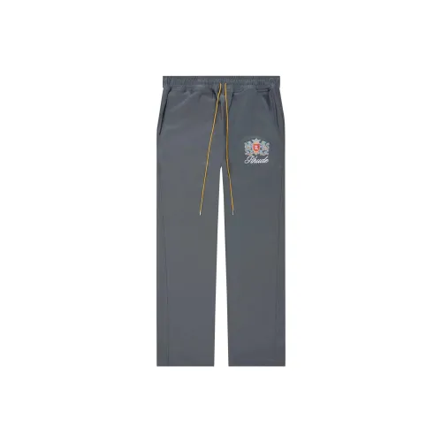 RHUDE Gray Men's Casual Pants RHUDE Серый Мужские Повседневные Брюки