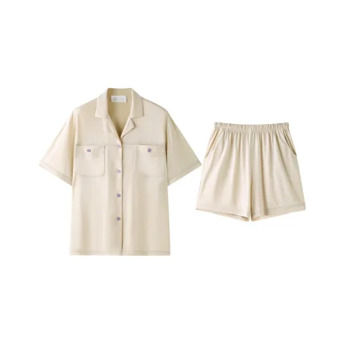 MEONSILL Пижамный комплект женский абрикосовый