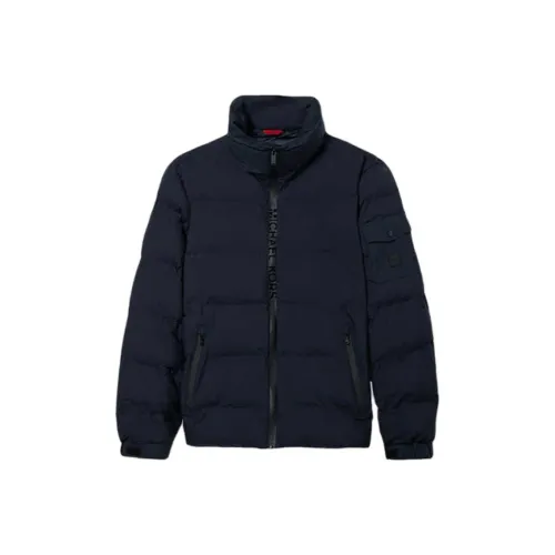 MICHAEL KORS FW24 Хлопковый пуховик Мужской Темно-синий