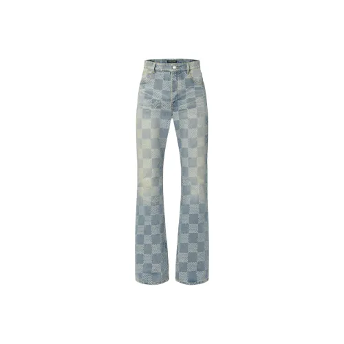 LOUIS VUITTON FW24 Джинсы Мужские Синие